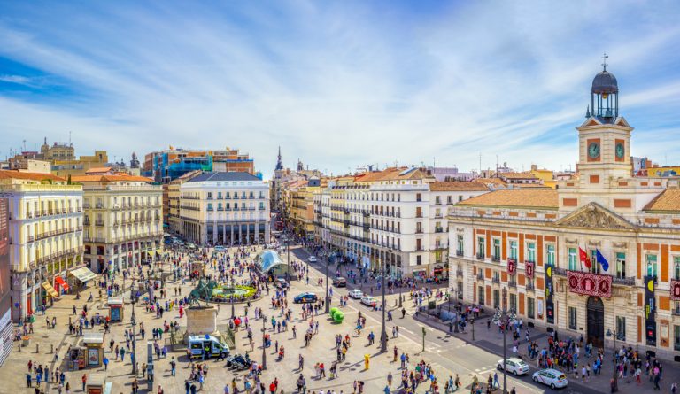 The Puerta Del Sol - Madrid