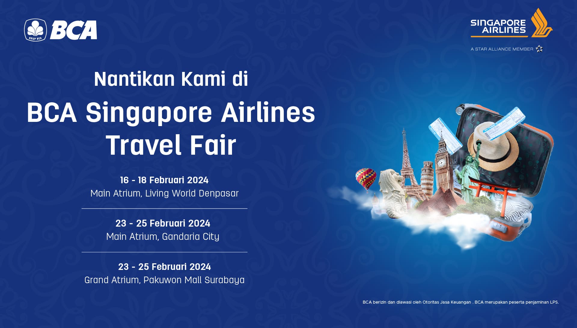 Singapore Airlines Travel Fair Inspirasi Perjalanan Nyaman Anda